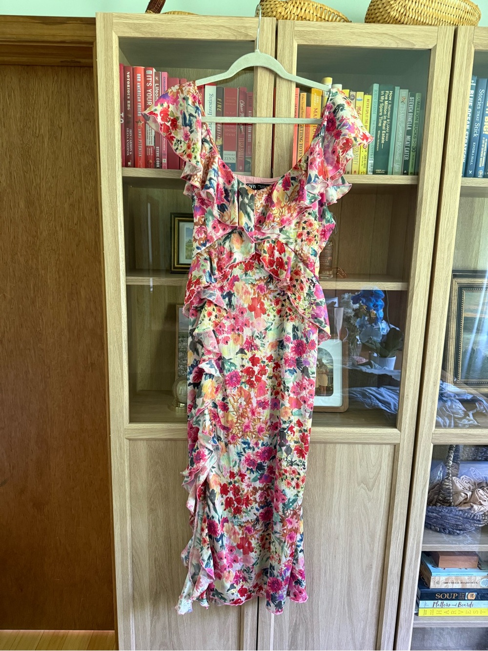 Zara Floral Ruffle Dress